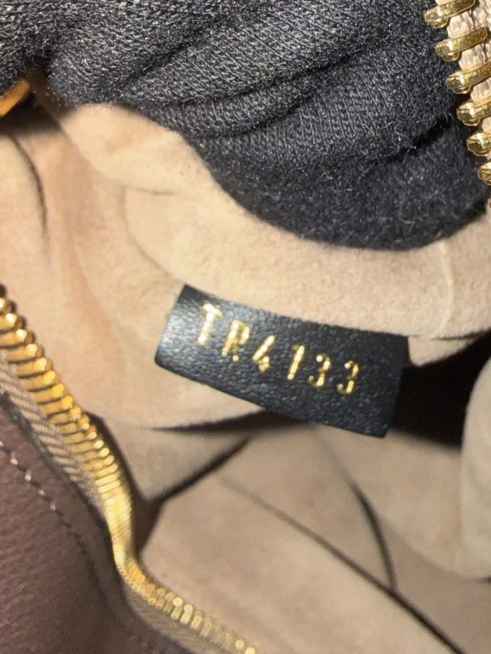 Louis Vuitton “W” Handbag | Chocolate Calfskin & Monogram Canvas | Authentic - Picture 11 of 13